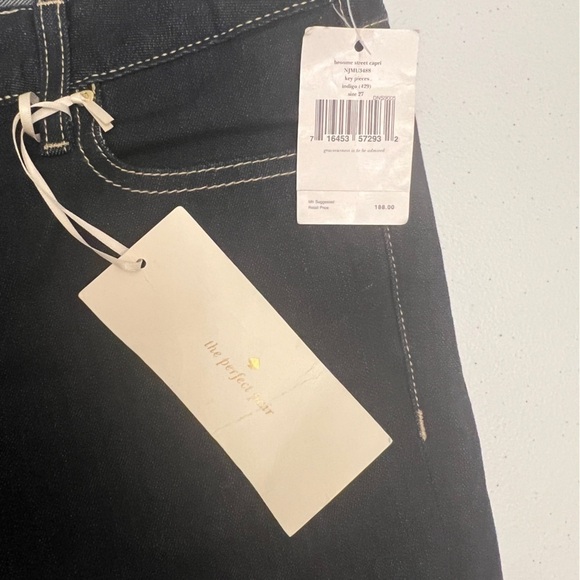 Kate Spade Jeans Womens Size 27 Dark Wash Skinny Broom Street NWT with FLAWS - Picture 5 of 10